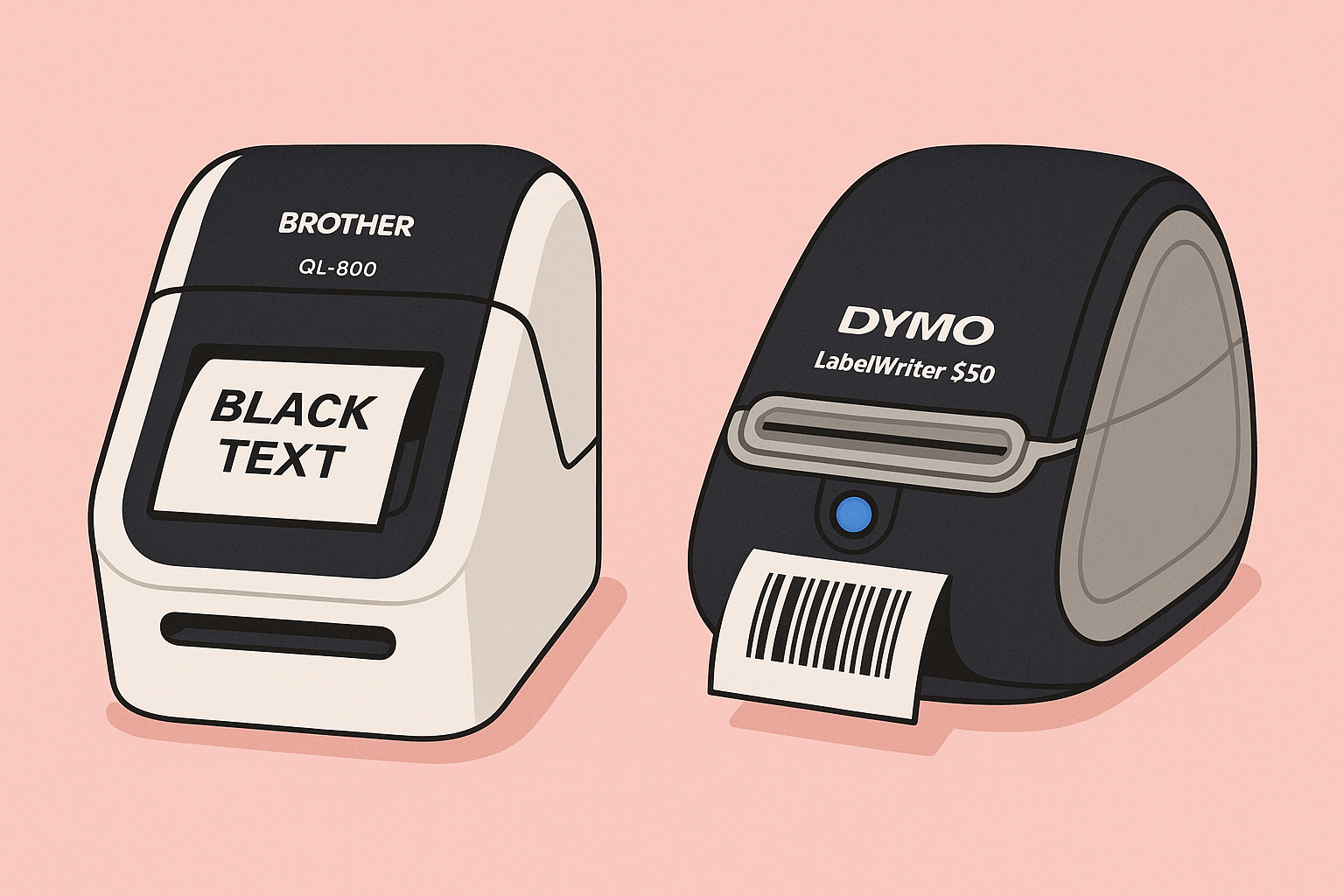 Brother QL-800 – alternativa inteligentă la Dymo LabelWriter 550