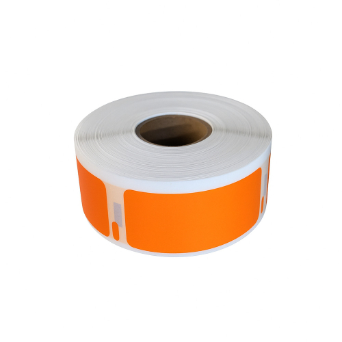 Etichete compatibile Dymo 11352 portocalii, 25 x 54mm, 500 etichete