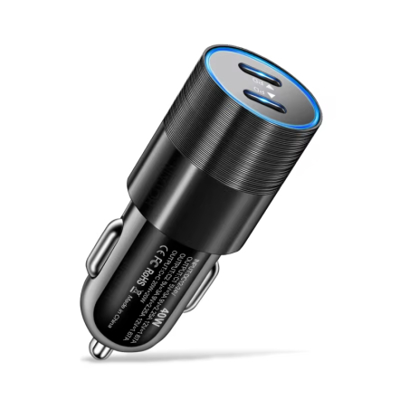 Autolader met 2 USB-C poorten