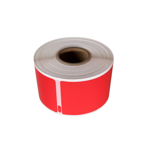 Etichete compatibile Dymo 99010 roșii, 28 x 89mm, 260 etichete