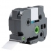 Tub termoretractabil compatibil Brother HSe-251 negru pe alb 24mm